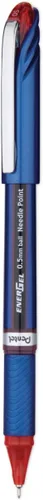 Vista 8 de Pentel EnerGel NV pluma de gel líquido, 0.02 pulgadas, punta de aguja, Negro