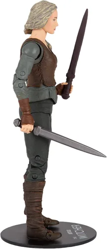 Vista 6 de McFarlane Toys Netflix The Witcher Ciri (Temporada 2) Figura de acción de 7 pulgadas con accesorios