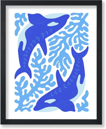 Vista 50 de Poster Master Fish Poster - Retro Aquatic Print - Marine Life Art - Groovy Fish Design - Abstract Artwork - Chic Boho Decor - Sea Design - Ocean or