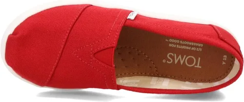 Vista 6 de TOMS Girl's, Alpargata Tiny Slip-On - Toddler