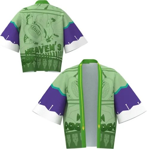 Vista 4 de Weixu Disfraz de anime para cosplay, uniforme, cárdigan, camisa, traje de Halloween unisex