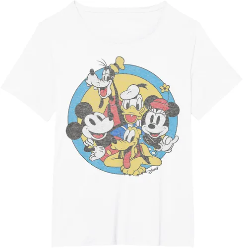 Vista 40 de Disney Camiseta retro de Mickey and Friends Group Shot