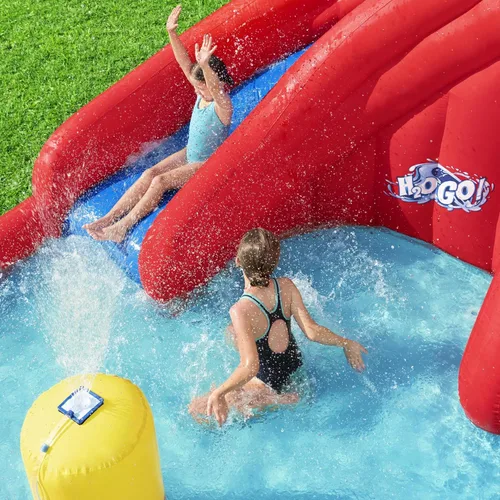 Vista 2 de H2OGO! AstroSplash - Parque acuático inflable para niños con soplador resistente Ondas de cascada