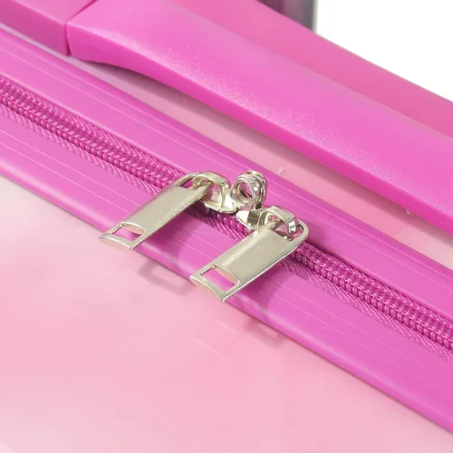 Vista 8 de FUL Disney Minnie Mouse - Equipaje rodante para niños de 21 pulgadas maleta rígida con ruedas color rosa Rosado Disney Minnie Mouse - Maleta de mano