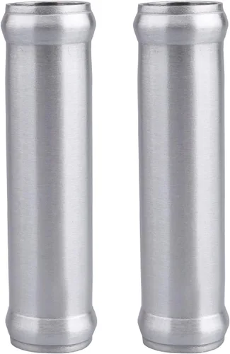 Vista 2 de AC PERFORMANCE - Unión de tuberías de aleación de aluminio, 2 unidades, 1 pulgada, conector de tubos de silicona, 4 pulgadas de longitud