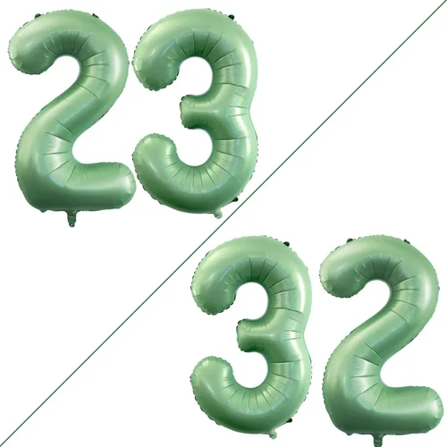 Vista 136 de Goer, conjunto de globos de papel aluminio para decoraciones de cumpleaños, globos de las letras de feliz cumpleaños y de números Oro