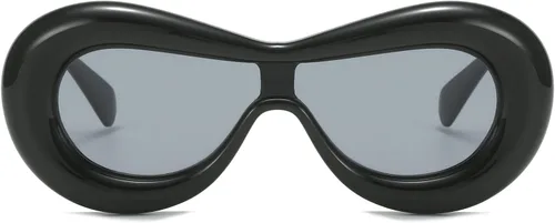 Vista 7 de GIFIORE Gafas de sol infladas, de gran tamaño, divertidas, para labios, gafas de sol de moda, estéticas, estilo de diseñador