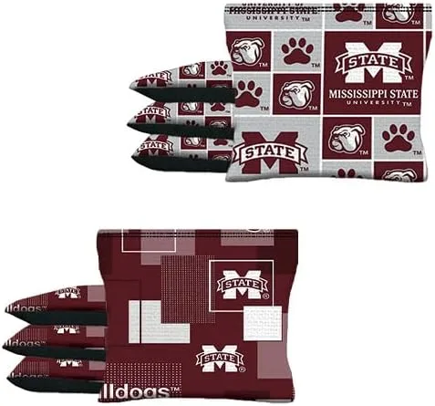 Vista 6 de BackYardGamesUSA Cornhole BEANBAGS Made w Minnesota Fabric 8 Regulation Game Toss Bags estilo 60