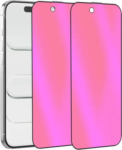 Vista 15 de Paquete de 2 Vidrio Templado Privacidad Anti-Luz Azul Compatible con iPhone X/iPhone XS/iPhone 11 Pro Espejo Protector de Pantalla Anti-Espía