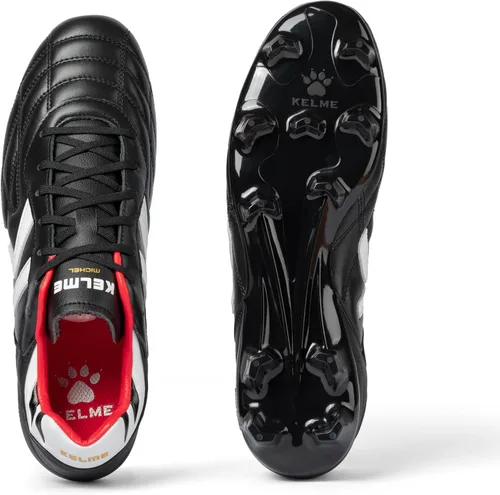 Vista 7 de KELME Soccer Cleats Men Pro Calfskin Leather Soccer Shoes Outdoor Firm Multi Ground Football Sneaker Unisex Adult