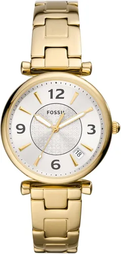 Vista 2 de Fossil Carlie Mini Reloj casual de cuarzo de acero inoxidable para mujer
