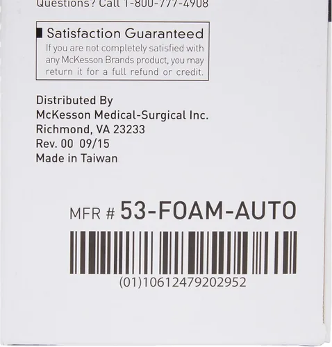 Vista 4 de McKesson Dispensador automático de jabón para jabón espumoso, desinfectante de manos, dispensador de espuma sin contacto, montado en la pared