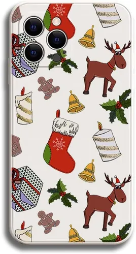 Vista 6 de Amanqunta Funda compatible con iPhone 14 Pro Max, hermosa funda de silicona suave con textura abstracta colorida para mujeres y niñas, diseño