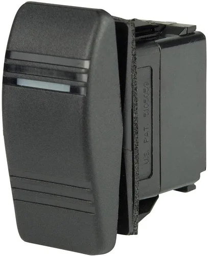 Vista 7 de BEP Marine Control táctil de 3 posiciones IP66 nominal 24V Negro 2 vías DIN montaje en carril interruptor de botón