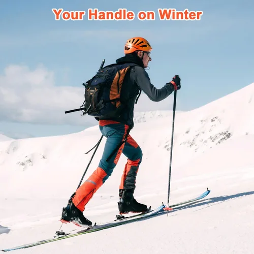 Vista 6 de ihuan Guantes impermeables de invierno para esquí de nieve para mujeres y hombres, clima frío, pantalla táctil térmica cálida para correr, ciclismo