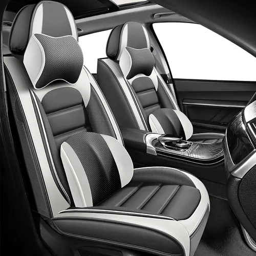 Vista 12 de Cubiertas de asiento ILMO para camiones 2009-2026 F150, 2011-2026 F250 F350 XL XLT Super Duty Crew Cab Lariat King Ranch Platinum, protectores