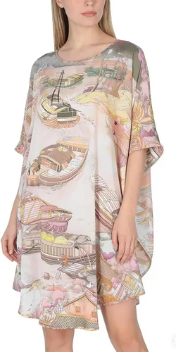 Vista 38 de Pijama de seda 100% para mujer, batas de baño de seda para mujer, batas de kimono de seda, batas de baño con mangas de muñeca, estampado floral