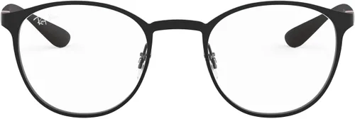 Vista 11 de Ray-Ban Unisex Rx6355 Round Prescription Eyeglass Frames Negro mate en Arista/Demo Lens