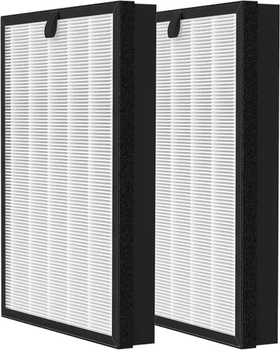 Vista 10 de Filtro de repuesto para purificador de aire 400 compatible con purificador de aire Puro 400, 3 en 1 con filtro de carbón activado para fijar polvo