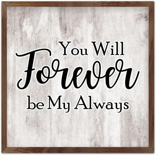 Vista 10 de Farmhouse Rustic Wood Framed Signs 7x7 Inch,Youre Braver Than You Believe Wooden Sign with Frame Modern Wood Sign Wall Plaque Art for Kitchen