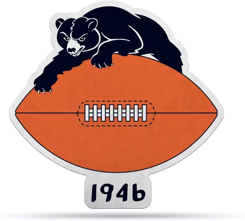 Vista 26 de Rico Industries Banderín de fútbol americano de la NFL con corte retro, decoración del hogar y la sala de estar, fieltro suave EZ para colgar