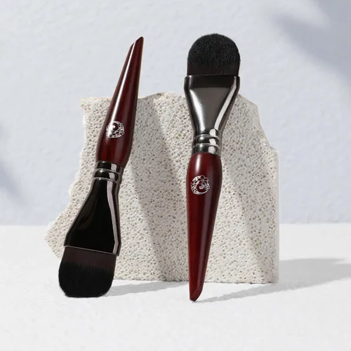 Vista 9 de ENERGY Brocha de base para maquillaje líquido, máscara facial de bricolaje de cerdas suaves de alta calidad, cepillo de contorno facial para mezclar