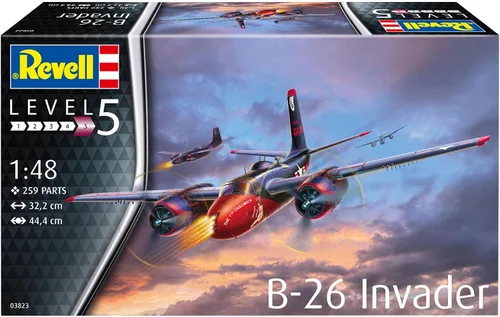 Vista 2 de Revell 03823 B-26C Invader 1:48 Kit de modelo de plástico sin construir/sin pintar a escala 1:48