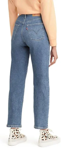 Vista 3 de Levi's Women's Ribcage Straight Ankle Jeans