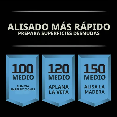 Vista 9 de Papel de lija de grado profesional de grano de 9 "x 11" [Juego de 20] Grano: 120