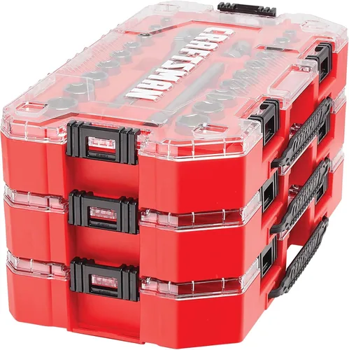 Vista 4 de CRAFTSMAN CMMT12029 - Juego de herramientas mecánicas, accionamiento de 3/8", SAE/métrico, 22 piezas