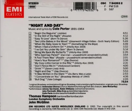 Vista 2 de Noche y día: Thomas Hampson canta Cole Porter