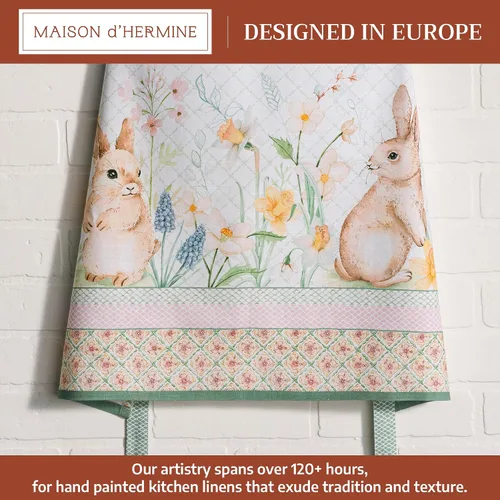 Vista 496 de Maison d' Hermine Delantales para mujer con bolsillo, 100% algodón (27.50 x 31.50 pulgadas)