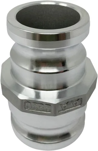 Vista 6 de Gloxco Tipo de aluminio AA leva y ranura de montaje, Camlock macho x Camlock macho (1, 1 "Camlock macho x 1" macho Camlock)