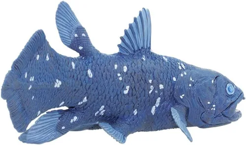 Vista 2 de Safari Ltd. Figura de celacanto - Figura de pez prehistórico detallada de 5.5 pulgadas, juguete educativo para niños, niñas y niños a partir de 3