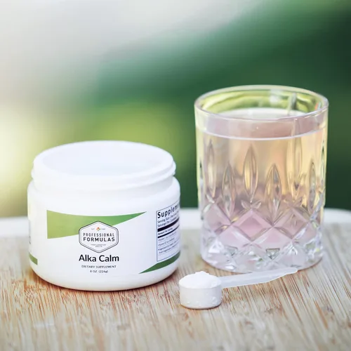 Vista 2 de Professional Formulas Alka Calm – Polvo efervescente de magnesio y potasio con vitamina C – Apoya la hidratación, la relajación muscular, la función