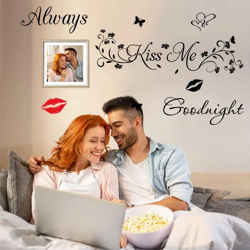 Vista 6 de Aeways Kiss Me Goodnight - Calcomanías de pared para decoración del hogar