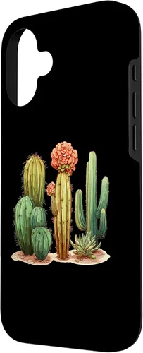 Vista 2 de iPhone 16 Cactus Lover Gardener Cute Plant Lover for Men Women Case