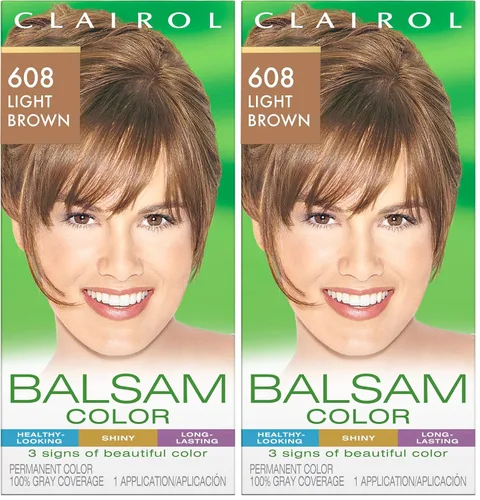 Vista 7 de Clairol Balsam - Tinte permanente para el cabello, marrón oscuro 020, paquete de 1 unidad