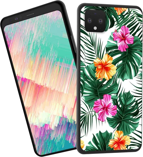 Vista 121 de Funda delgada para Google Pixel 4 XL, funda delgada de silicona de TPU suave a prueba de golpes para Google Pixel 4 XL, cruz negra