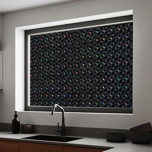 Vista 8 de Windimiley Película de Privacidad para Ventana con Bloqueo Total, Película de Ventana de Vidrio Manchado Control de Calor UV, Película Decorativa