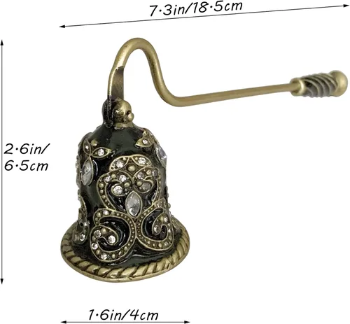 Vista 2 de Apagador de Velas, Extintor de Velas Único, Herramienta de Metal para Velas Decorativas