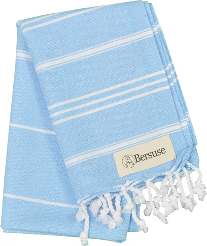 Vista 9 de Bersuse 100 % algodón - Toalla de mano Anatolia turca - Fouta Peshtemal para baño y playa - Para cabeza, rostro, cabello, bebés, cuidado, cocina