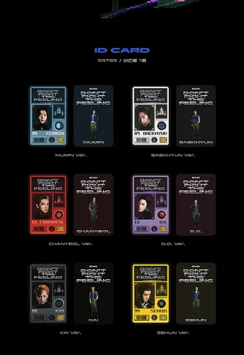 Vista 5 de SM Ent. EXO - ÁLBUM ESPECIAL DON'T FIGHT THE FEELING [Expansión ver.] Álbum+Juego de tarjetas fotográficas adicionales (SEHUN ver.)