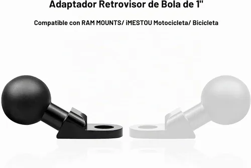 Vista 5 de Adaptador de montaje de teléfono para motocicleta para montaje RAM