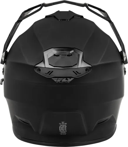 Vista 2 de Fly Racing Trekker - Casco sólido (negro mate, talla XS)