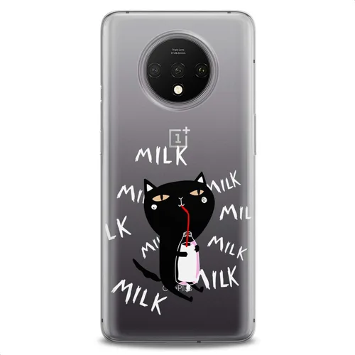 Vista 4 de Funda de TPU compatible con OnePlus 10T 9 Pro 8T 7T 6T N10 200 5G 5T 7 Pro Nord 2 Black Baby Cats Kawaii Flexible Silicona Animales Diseño Lindo