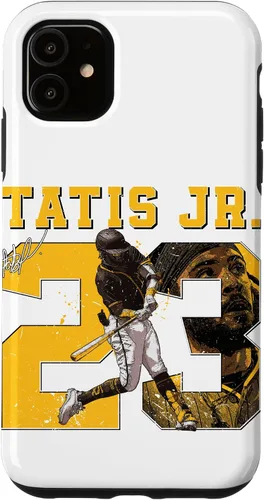 Vista 7 de iPhone 13 Número y Retrato Fernando Tatis Jr San Diego MLBPA Case