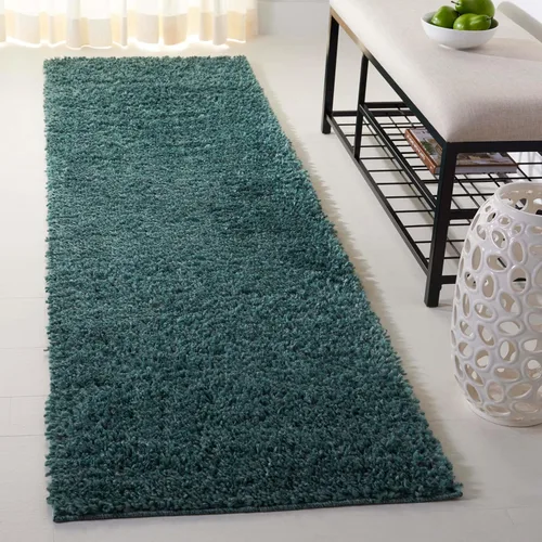 Vista 59 de SAFAVIEH Colección August Shag - Alfombra de área de 6 x 9 pies, color lila, diseño sólido, no desprende pelusa y de fácil cuidado, grosor de 1.2