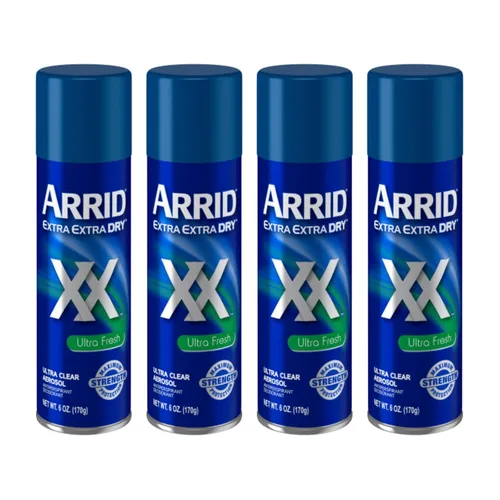 Vista 22 de Arrid XX Extra Extra Dry desodorante antitranspirante en aerosol, Regular 4 onzas.