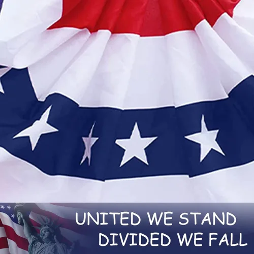 Vista 4 de Paquete de 1 bandera de Estados Unidos de 3 x 6 pies, banderas grandes de Estados Unidos con diseño de estrellas patrióticas y rayas para el 4